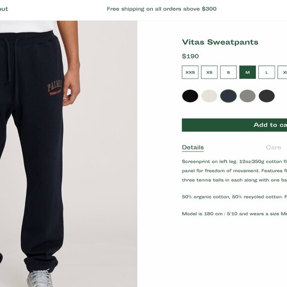 Palmes Vitas Sweatpants - Picture 2 of 10